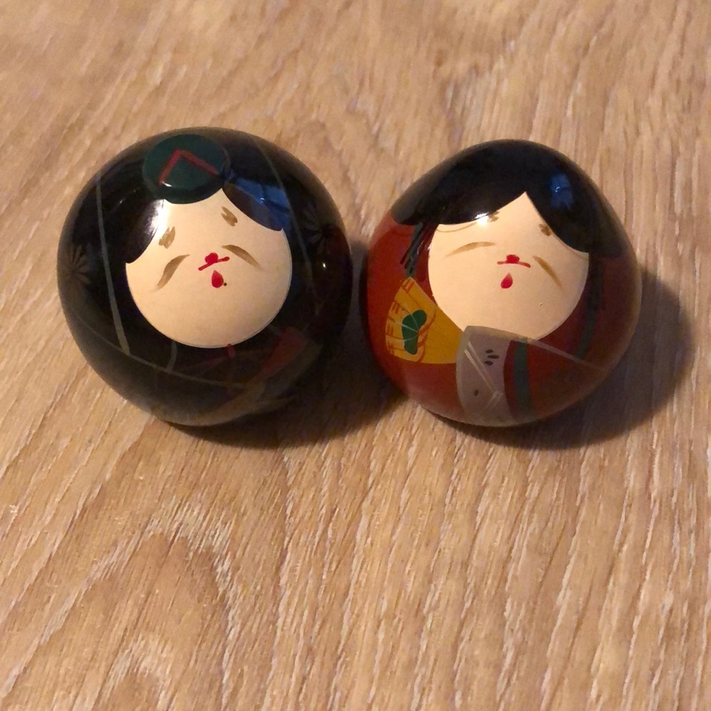⭐️Wooden Dolls (Set of 2)